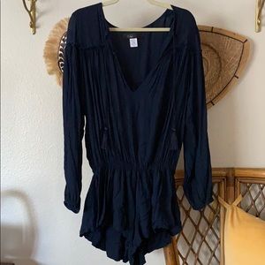 Beach Riot /// Aquarius Romper in Navy